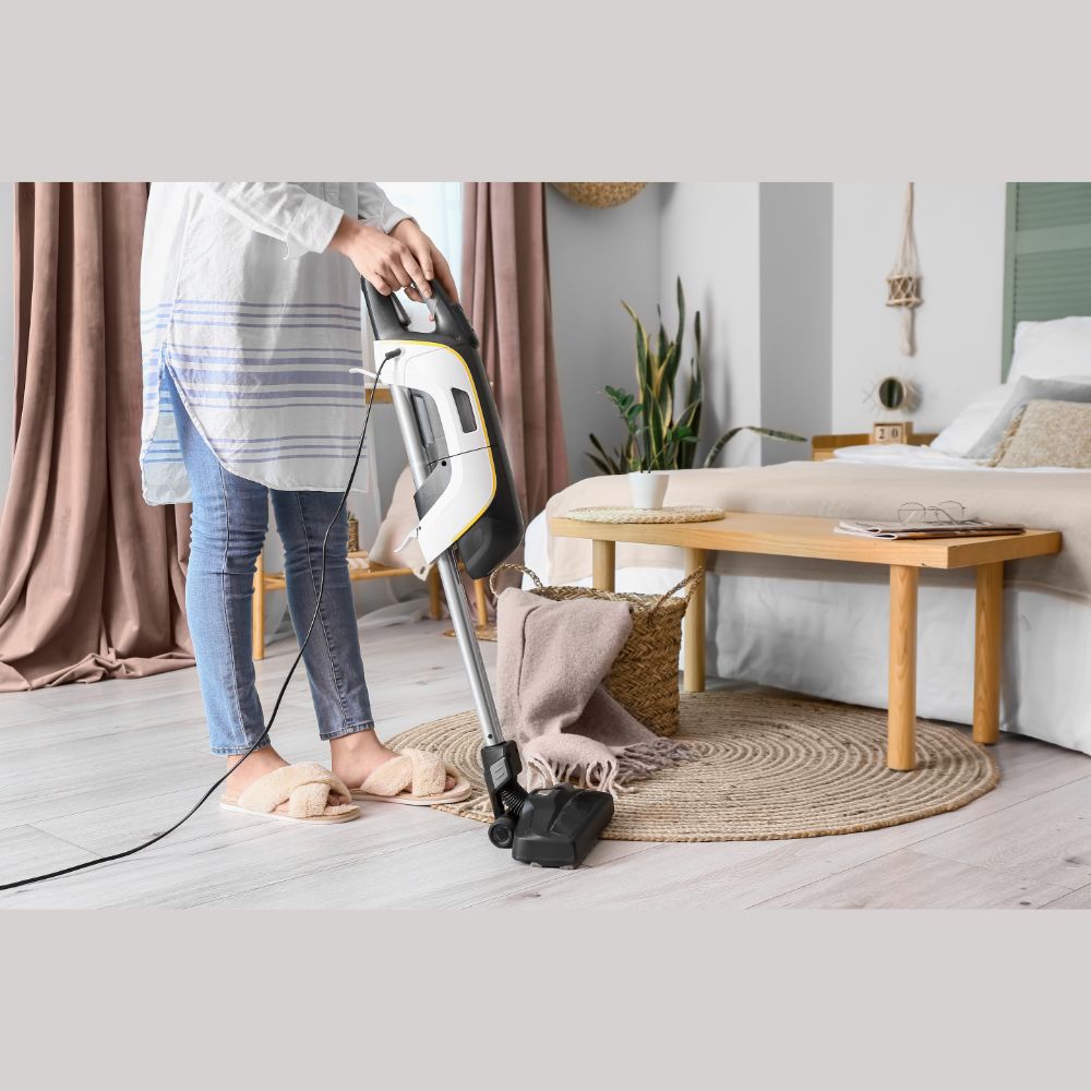 Home cleaning - Furnished living room cleaning